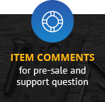 Item comments for pre-sale and support question